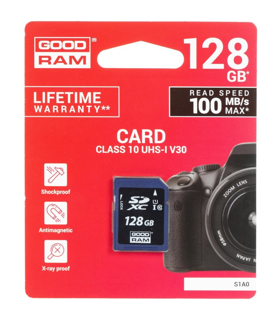 GoodRam S1A0-1280R12 cena un informācija | Atmiņas kartes fotokamerām | 220.lv