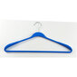 Drēbju pakaramie, 2 gab., plastmasas, Soft Touch, 45 cm, melni/zili/gaiši pelēki/balti цена и информация | Pakaramie un apģērbu maisi | 220.lv