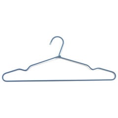 Drēbju pakaramie, 3 gab., nerūsējošā tērauda/auduma, Metal, melni/gaiši zili/balti cena un informācija | Pakaramie un apģērbu maisi | 220.lv