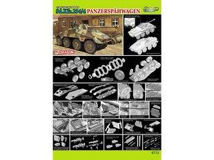 Dragon - Sd.Kfz.234/4 Panzerspähwagen, 1/35, 6772 cena un informācija | Konstruktori | 220.lv