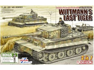 Dragon - Pz.Kpfw. VI Ausf.E Sd.Kfz.181 Late Production Wittmann's Last Tiger, 1/35, 6800 cena un informācija | Konstruktori | 220.lv