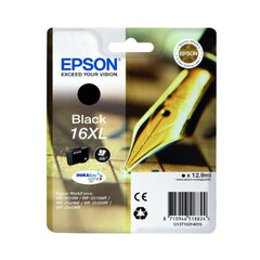 Saderīgs tintes kārtridžs Epson T16XL: Krāsa - Dzeltens cena un informācija | Tintes kārtridži | 220.lv