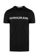 Vīriešu Krekls ar Īsām Piedurknēm Calvin Klein E LIIN SLIM T Melns