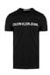 Vīriešu Krekls ar Īsām Piedurknēm Calvin Klein E LIIN SLIM T Melns cena un informācija | Vīriešu T-krekli | 220.lv