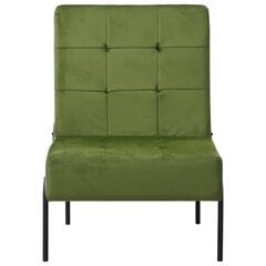 vidaXL Atpūtas krēsls, gaiši zaļas krāsas, 65x79x87cm, samts цена и информация | Кресла в гостиную | 220.lv
