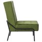vidaXL Atpūtas krēsls, gaiši zaļas krāsas, 65x79x87cm, samts цена и информация | Atpūtas krēsli | 220.lv