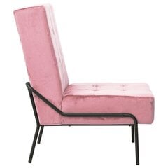 vidaXL Atpūtas krēsls, rozā krāsas, 65x79x87cm, samts цена и информация | Кресла для отдыха | 220.lv