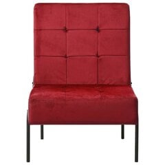 vidaXL Atpūtas krēsls, sarkanā vīna krāsas, 65x79x87cm, samts цена и информация | Кресла для отдыха | 220.lv