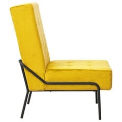 vidaXL Atpūtas krēsls, sinepju dzeltenas krāsas, 65x79x87cm, samts цена и информация | Кресла для отдыха | 220.lv