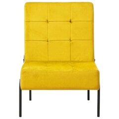 vidaXL Atpūtas krēsls, sinepju dzeltenas krāsas, 65x79x87cm, samts цена и информация | Кресла в гостиную | 220.lv