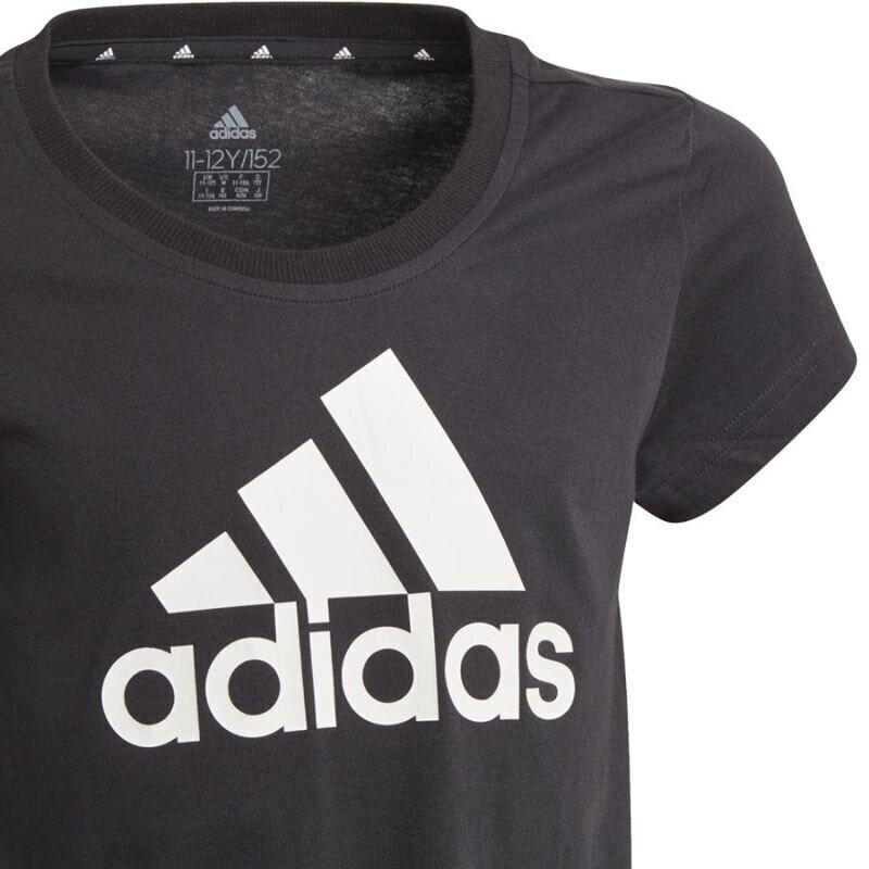 Krekls ar Īsām Piedurknēm Bērniem Adidas G BL T GN4069 Melns Kokvilna cena un informācija | Zēnu krekli | 220.lv