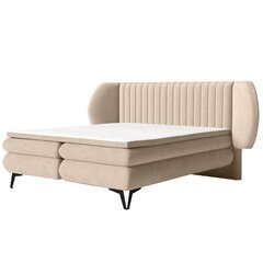Кровать Selsey Cermone 2, 180x200 см, светло-коричневая цена и информация | Кровати | 220.lv