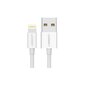 Ugreen USB - Lightning MFI cable 1m 2,4A white (20728) cena un informācija | Savienotājkabeļi | 220.lv