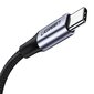 Ugreen USB - USB Type C cable Quick Charge 3.0 3A 2m gray (60128) цена и информация | Kabeļi un vadi | 220.lv