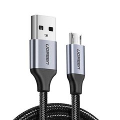 Ugreen USB - micro USB cable 0,5m gray (60145) cena un informācija | Kabeļi un vadi | 220.lv