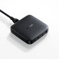 Ugreen travel wall charger 3x USB Type C / 1x USB 100W Power Delivery black (70870) цена и информация | Lādētāji un adapteri | 220.lv