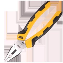 Combination pliers 8" Deli Tools EDL2008 (yellow) cena un informācija | Rokas instrumenti | 220.lv