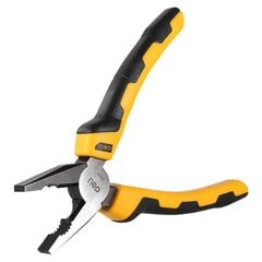 Пассатижи 8" Deli Tools EDL2008 (желтые) цена и информация | Механические инструменты | 220.lv