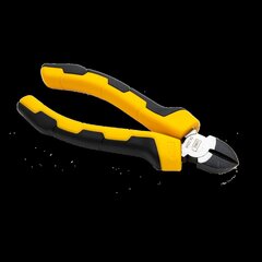 Diagonal Pliers 6" Deli Tools EDL2206 (yellow) cena un informācija | Rokas instrumenti | 220.lv