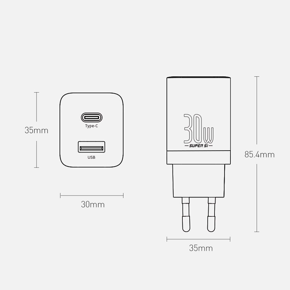 Baseus CCSUPP-E01 AC cena un informācija | Lādētāji un adapteri | 220.lv