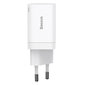 Baseus Super Si Pro Quick Charger USB + USB-C 30W (white) cena un informācija | Lādētāji un adapteri | 220.lv