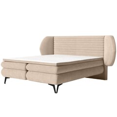 Кровать Selsey Cermone 3, 160x200 см, светло-коричневая цена и информация | Кровати | 220.lv