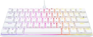 Corsair K65 RGB Mini, Cherry MX Red, US, белый цена и информация | Клавиатуры | 220.lv