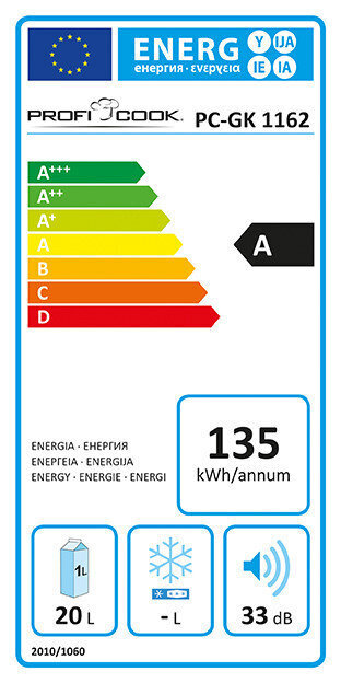 Proficook PC-GK1162 cena un informācija | Vīna ledusskapji | 220.lv
