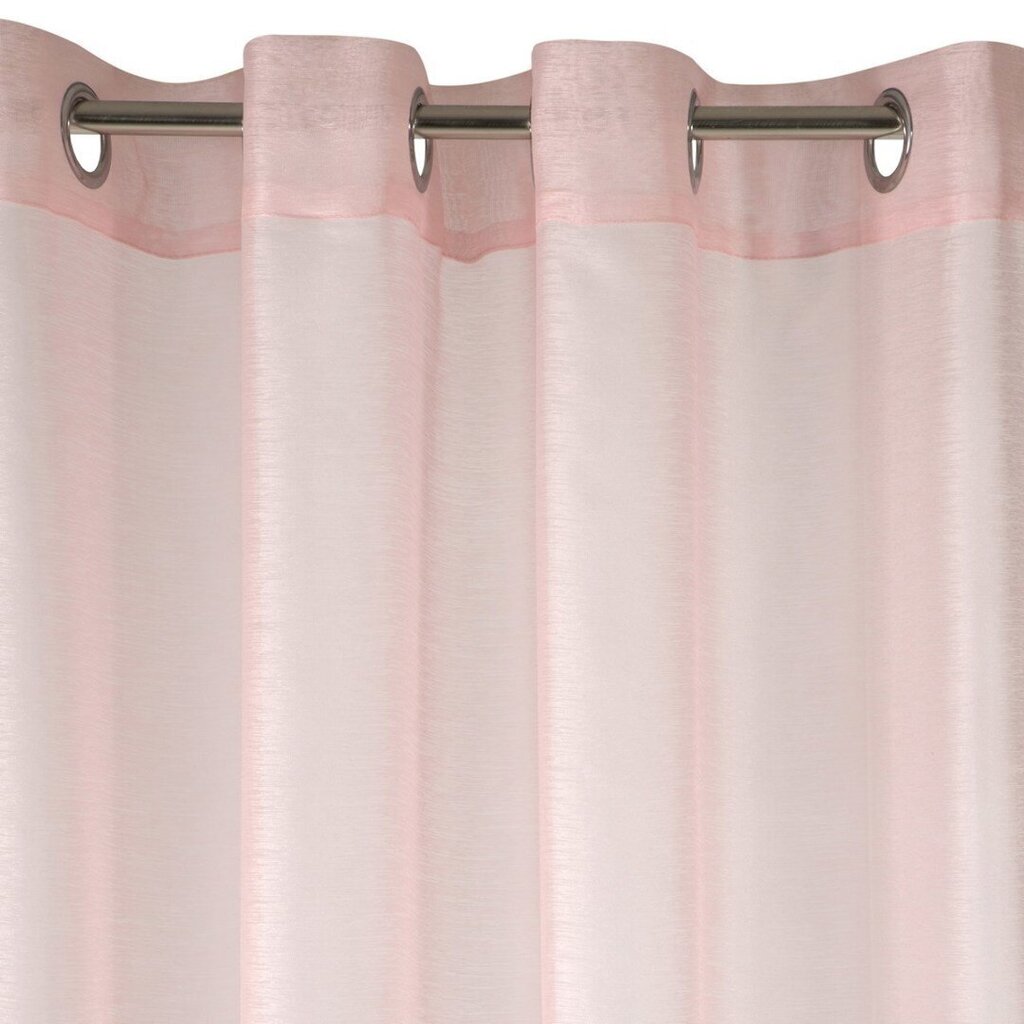 Aizkars Adele, gaisi rozā krāsā, 140 x 250 cm cena un informācija | Aizkari | 220.lv