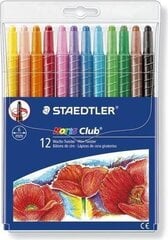 Krītiņi NC 12 krāsas, pagriežams serdenis, Staedtler/10 cena un informācija | Kancelejas preces | 220.lv