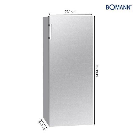 Bomann VS7316 ledusskapis, 143.4cm цена и информация | Ledusskapji | 220.lv