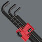 Wera TORX® L-atslēgu komplekts, daudzkrāsainas BO atslēgas pret-viltojumu TORX® skrūvēm цена и информация | Rokas instrumenti | 220.lv