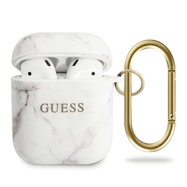 Guess 4G Script Charms PC/PU Pouzdro pro Airpods Pro 2 Black - Headphone  Case