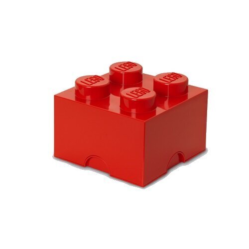 LEGO Storage - Brick 4 - Red (40031730) cena un informācija | Konstruktori | 220.lv