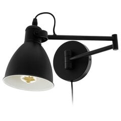 Sienas lampa San Peri melns E27 cena un informācija | Sienas lampas | 220.lv