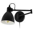 Настенный светильник San Peri E27, черный 