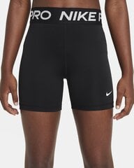 Nike PRO meiteņu šorti NP 3IN SHORT, melnā krāsā XS (122-128 cm) cena un informācija | Šorti meitenēm | 220.lv