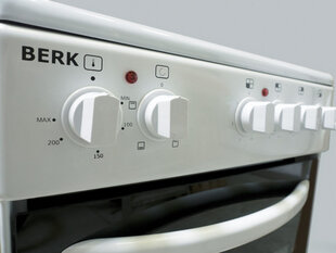 Berk BCH-5540E WH, elektriskā plīts, 50 cm, balts cena un informācija | Elektriskās plītis | 220.lv