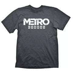 Футболка Metro Exodus Logo | Размер L цена и информация | Атрибутика для игроков | 220.lv