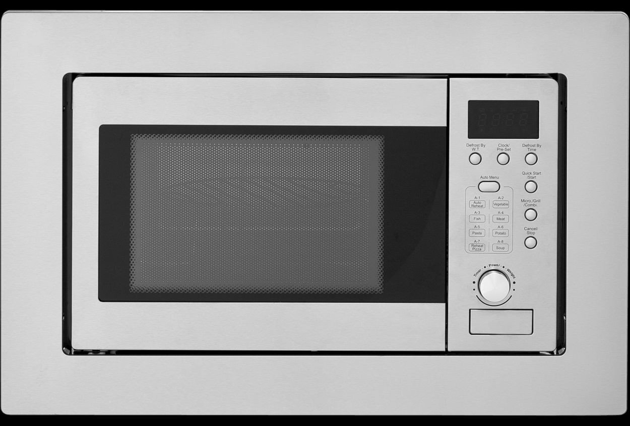 Bomann MWG 2215 Built-in microwave with grill, with frame, 20 Ltr., 1000 watt grill, timer, 1250 W, Silver cena un informācija | Mikroviļņu krāsnis | 220.lv