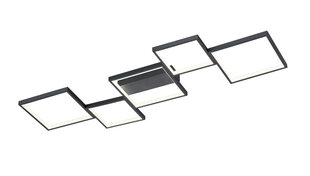 LED griestu lampa Sorrento, 120 cm, matētā melnā krāsā cena un informācija | Griestu lampas | 220.lv