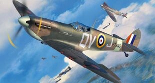 Самолет Revell Supermarine Spitfire Mk. IIа, серый цена и информация | Конструктор автомобилей игрушки для мальчиков | 220.lv