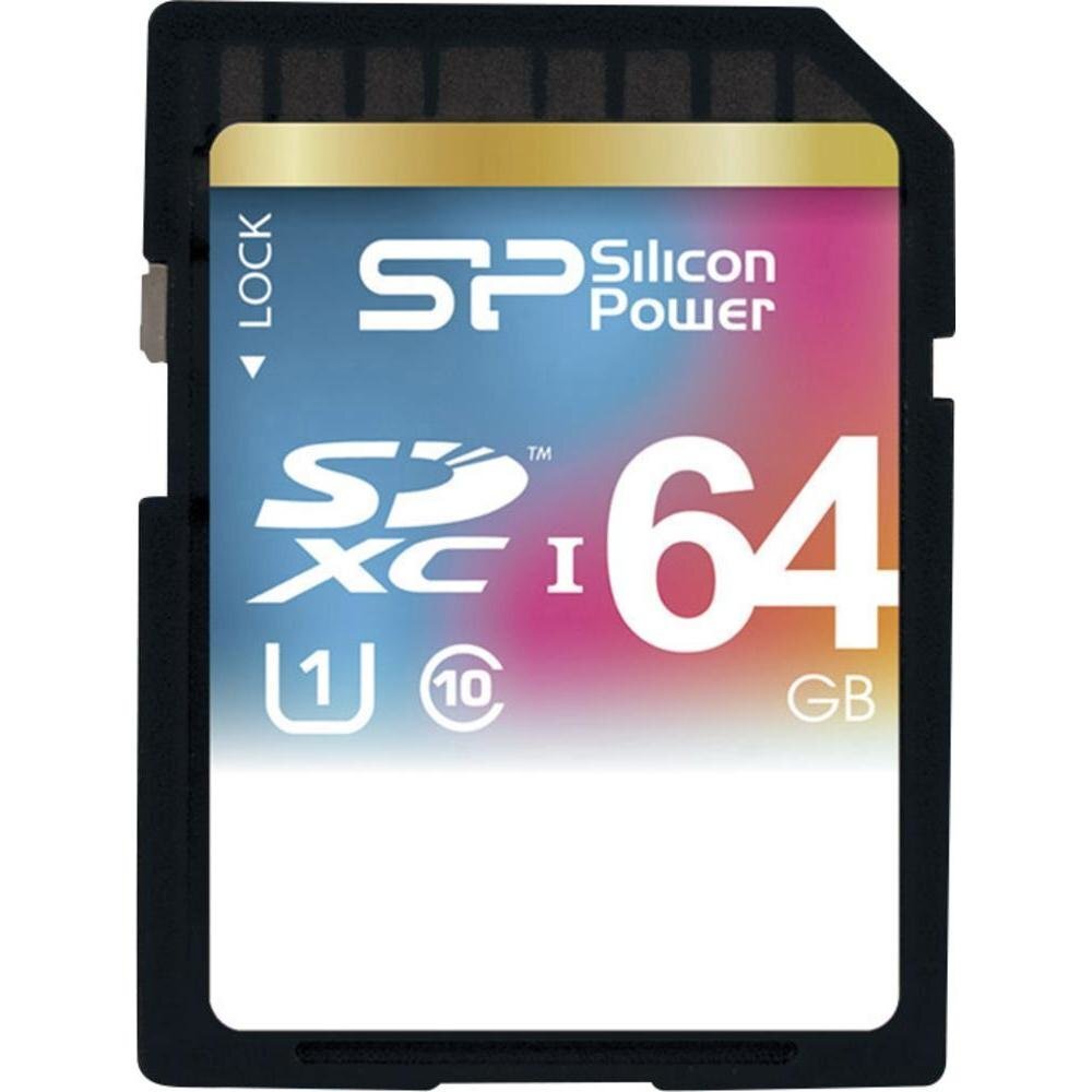 Silicon Power atmiņas karte SDXC 64GB Elite цена и информация | Atmiņas kartes fotokamerām | 220.lv