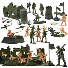 Karavīru figūru komplektā 144 priekšmeti cena un informācija | Rotaļlietas zēniem | 220.lv