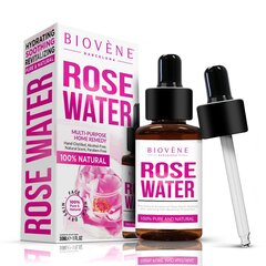 Biovène Rose Water rožūdens 30 ml цена и информация | Эфирные, косметические масла, гидролаты | 220.lv