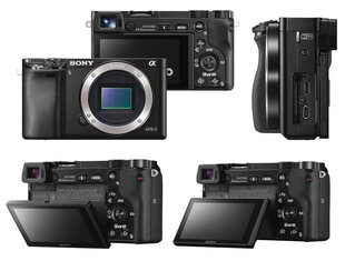 Sony A6000 Body Black (чёрный) цена и информация | Цифровые фотоаппараты | 220.lv