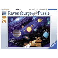 Puzle Saules sistēma, 500 gab., Ravensburger cena un informācija | Puzles, 3D puzles | 220.lv