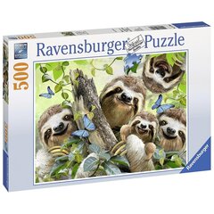 Puzle Slinko dzīvnieku selfijs, 500 gab., Ravensburger cena un informācija | Puzles, 3D puzles | 220.lv