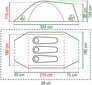 Telts Coleman Hayden 3 цена и информация | Teltis | 220.lv