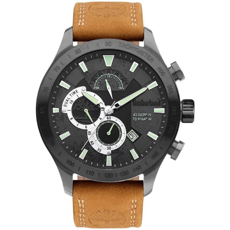 Timberland Nickerson Dual Time TDWGF2100202 TDWGF2100202 цена и информация | Vīriešu pulksteņi | 220.lv